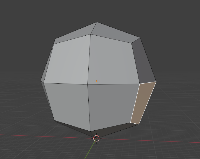 blender selected side